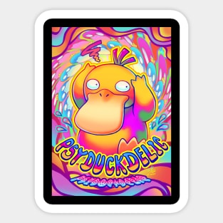 Psyduckdelic Sticker